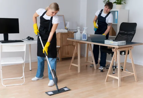 Nettoyage de bureau professionnel à Saint-Gervais-les-Trois-Clochers